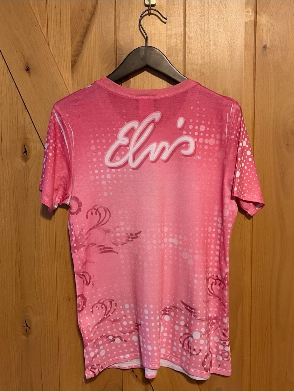 Graceland Official Elvis Presley Pink Cadillac Tee Shirt Pink USA AOP Medium - Picture 6 of 7